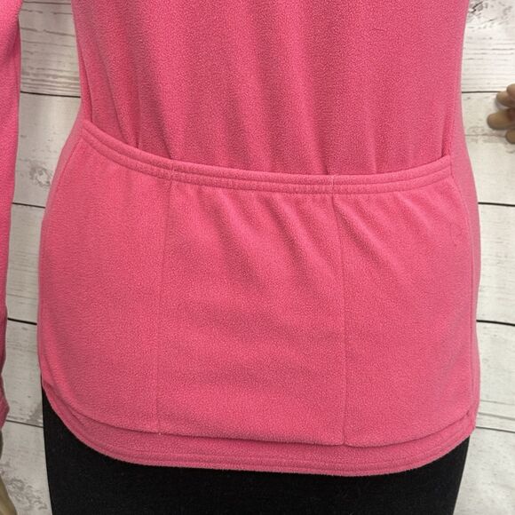 Terry Bicycles Fleece Cold Weather Cycling Jacket Small Bubble Gum Pink 1/2 Zip - Picture 11 of 12